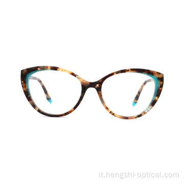 French a basso contenuto di occhiali da gatto a basso contenuto di occhiali da gatto telai ottici acetato
